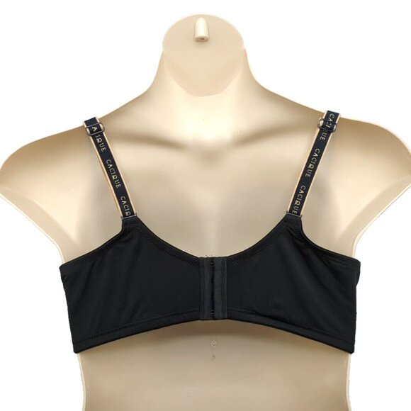 Cacique Lane Bryant Womens Smooth T Shirt Bra Lined U/W Straps 46D Black - Picture 3 of 7